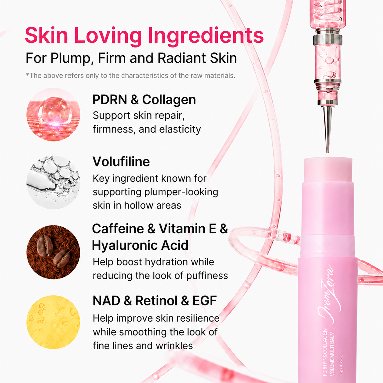 Dremzora Korean PDRN Pink Collagen Volume Multi Balm