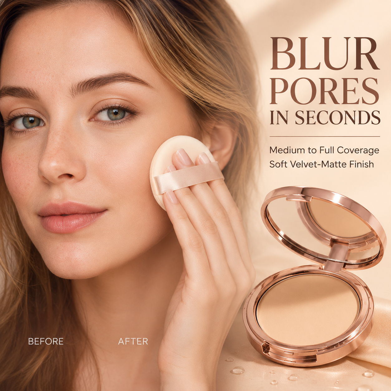 Setting foundation