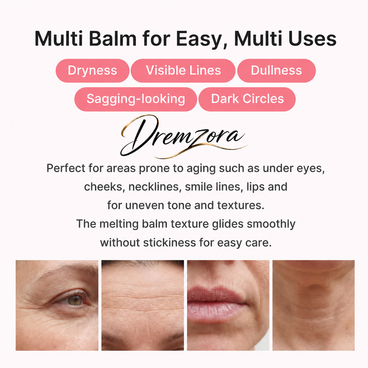 Dremzora Korean PDRN Pink Collagen Volume Multi Balm