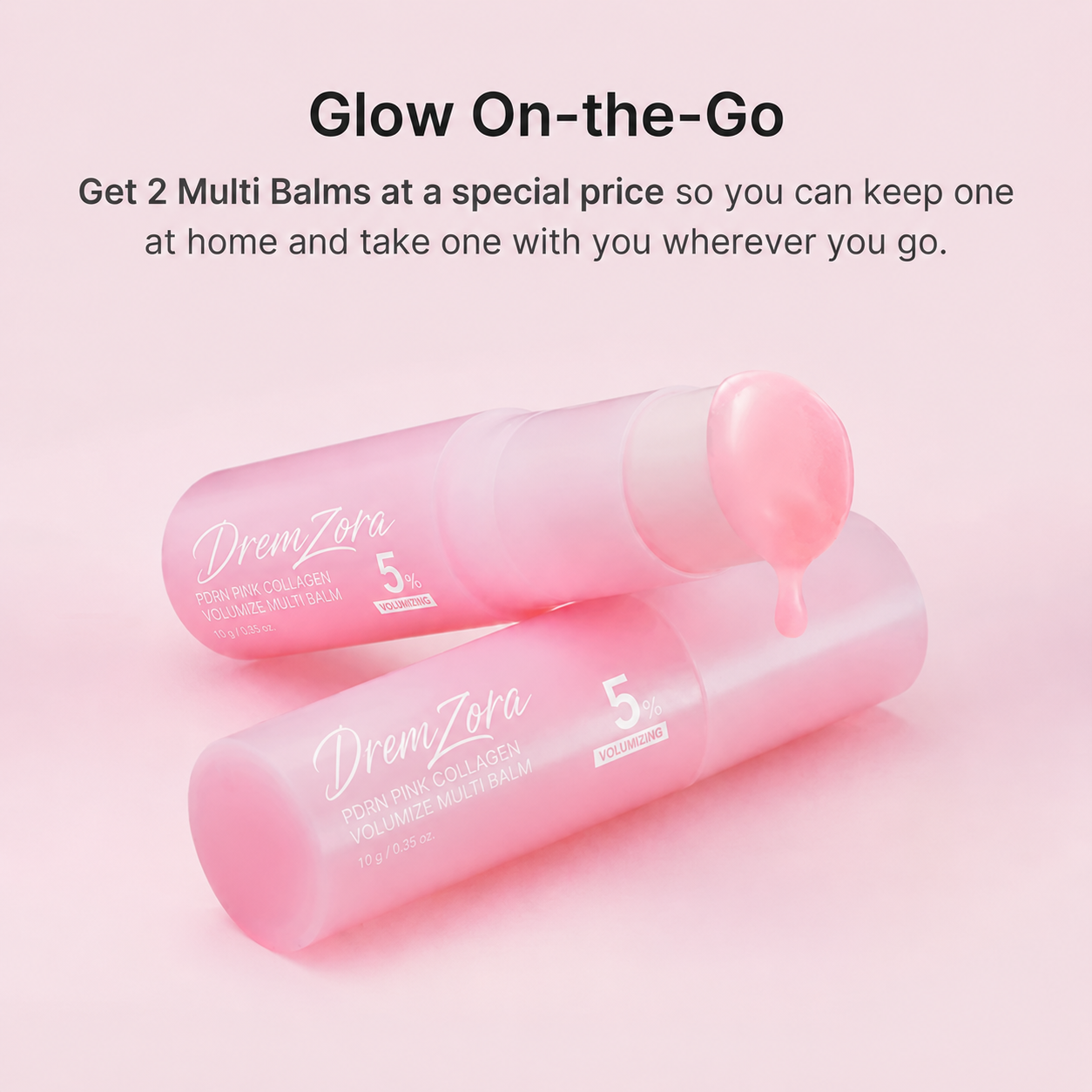 Dremzora Korean PDRN Pink Collagen Volume Multi Balm