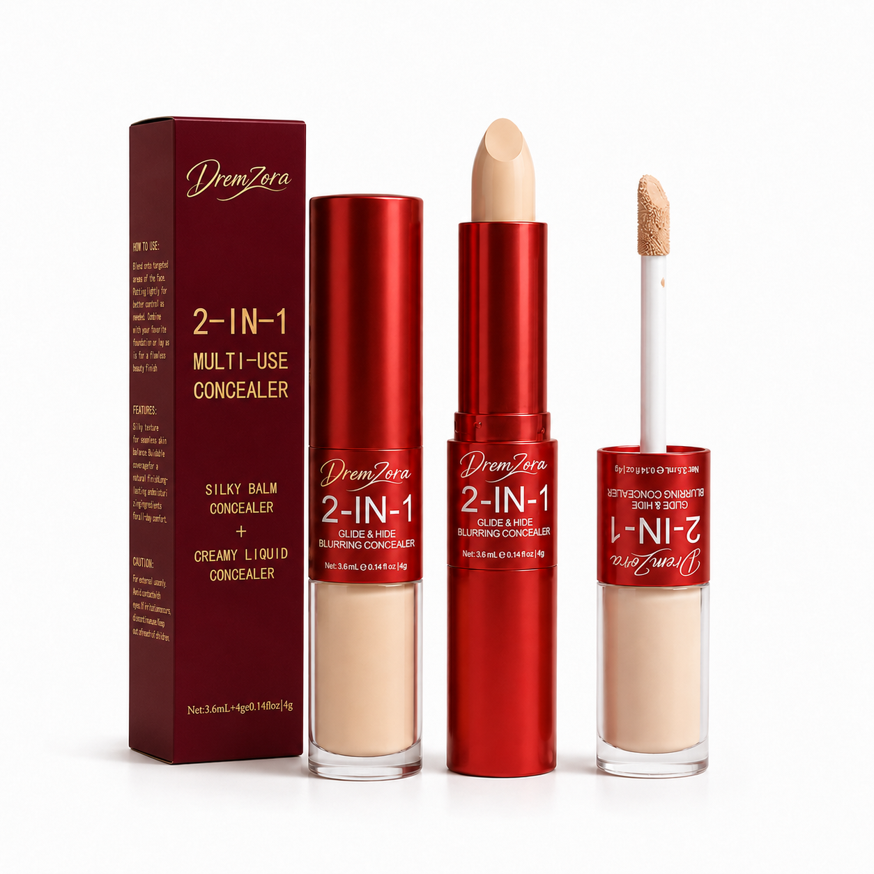 Dremzora Glide & Hide Blurring Concealer