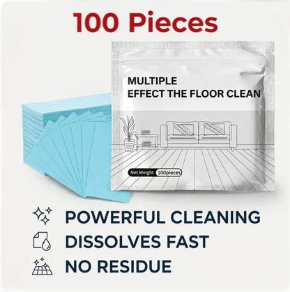 🔥100 Piece Floor Cleaning Tablets Multi-Surface Cleaner for Hardwood Laminate Tile & RV Walls Antibacterial Deodorization Maintenance