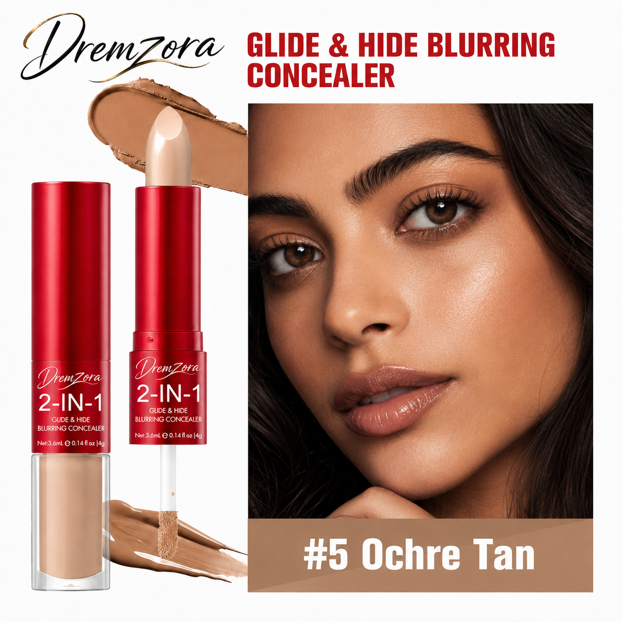 Dremzora Glide & Hide Blurring Concealer