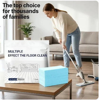 🔥100 Piece Floor Cleaning Tablets Multi-Surface Cleaner for Hardwood Laminate Tile & RV Walls Antibacterial Deodorization Maintenance