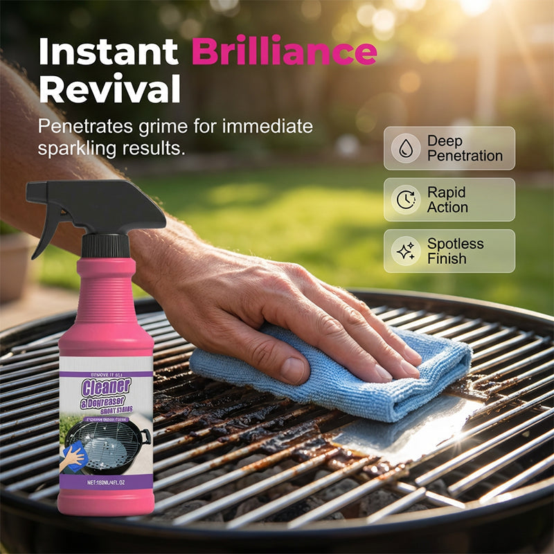 ⏰Buy 2 Get 1 Free⏳Fast-Acting Heavy-Duty Grill Degreaser Spray